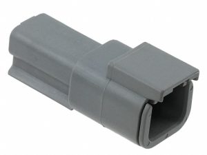 Conector Deutsch DTM 2 pines Macho (DTM04-2P)
