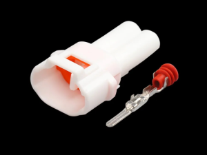 Conector Sumitomo MT090 2 pines Macho (Blanco)
