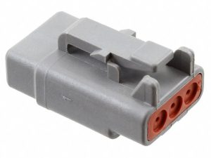 Conector Deutsch DTM 3 pines Hembra (DTM06-3S)