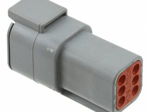 Conector Deutsch DTM 6 pines Macho (DTM04-6P)